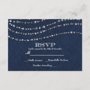 Blauwe denim & diamanten RSVP