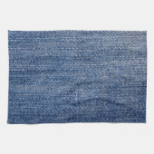 Blauwe denim Fabric Jeans Textuur Theedoek (Horizontaal)