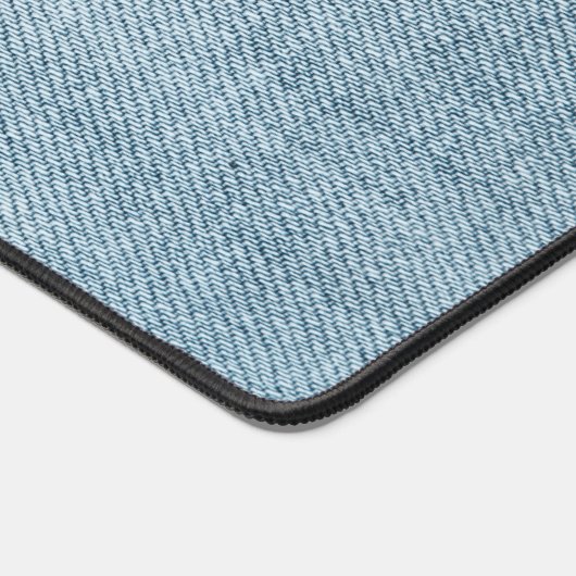 Blauwe denim foto  bureaumat (Hoek)