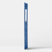 Blauwe denim jeans Case-Mate iPhone case (Achterkant / Links)