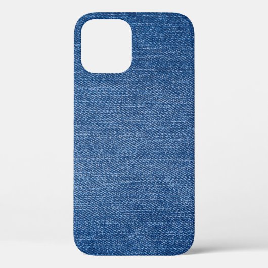 Blauwe denim jeans Case-Mate iPhone case (Achterkant)