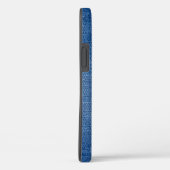Blauwe denim jeans Case-Mate iPhone case (Achterkant / Rechts)