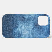 Blauwe denim jeans textuur Case-Mate iPhone case (Achterkant (horizontaal))