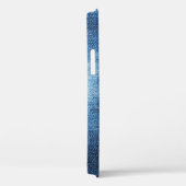 Blauwe denim jeans textuur Case-Mate iPhone case (Achterkant / Rechts)