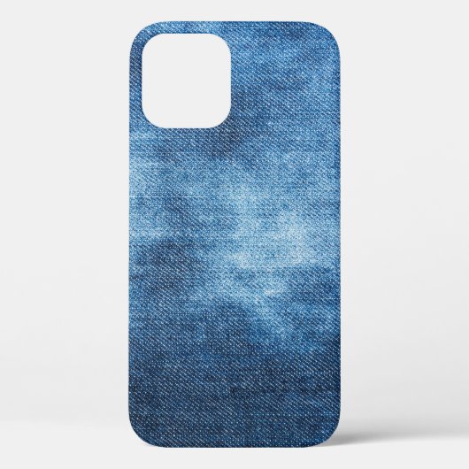 Blauwe denim jeans textuur Case-Mate iPhone case (Achterkant)