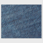 Blauwe denim jeans textuurachtergrond. cadeaupapier (Vlak)