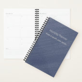 Blauwe Denim Maandelijkse Planner (Display)