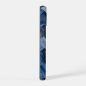 Blauwe Denim Patch iPhone 15 Case (Rechterkant)