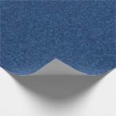 Blauwe denim stof textuur cadeaupapier (Hoek)
