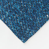 Blauwe denim textuur, Bluejeans textuur Fleece Deken (Hoek)