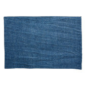 Blauwe denim textuur: klassieke jeans. kussensloop (Voorkant)