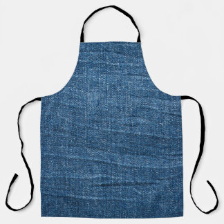 Blauwe denim textuur: klassieke jeans. schort