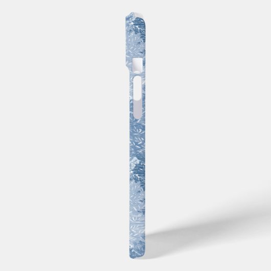 blauwe dennenbomen Case-Mate iPhone case (Achterkant / Links)