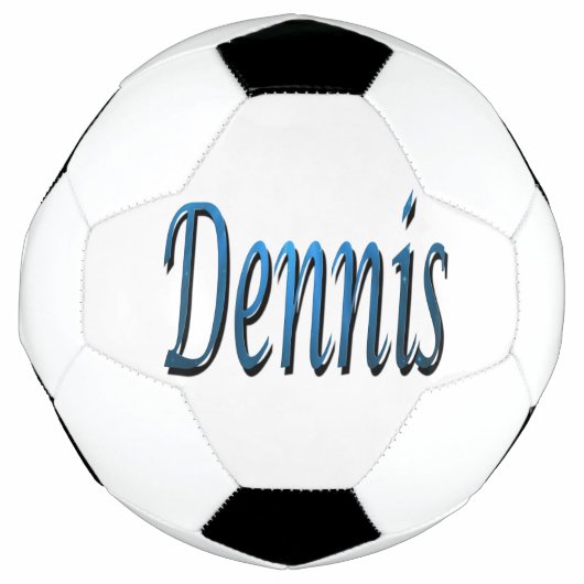 Blauwe Dennis naam, Voetbal (Voorkant)