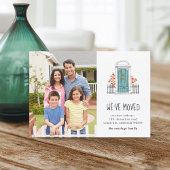 Blauwe Deur | Fotoverhuisbericht Aankondiging