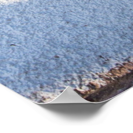 "BLAUWE DEUR, MAROKKO", POSTER VOOR REISFOTOGRAFIE (Hoek)