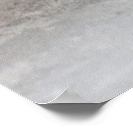 Blauwe deur poster (Hoek)