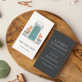 Blauwe deur | Stationair of intern ontwerp Visitekaartje