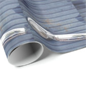 blauwe deur, zilverhandje cadeaupapier (Rol Hoek)