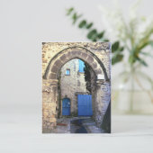 Blauwe deuren briefkaart (Staand voorkant)