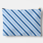 Blauwe diagonale gestreepte etui (Achterkant)