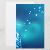 blauwe diamant briefpapier (Voorkant / Achterkant)