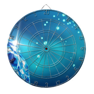 blauwe diamant dartbord