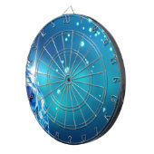 blauwe diamant dartbord (Voorkant Rechts)