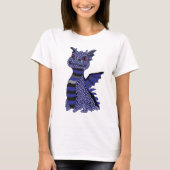 Blauwe Diamant Draak T-shirt (Voorkant)