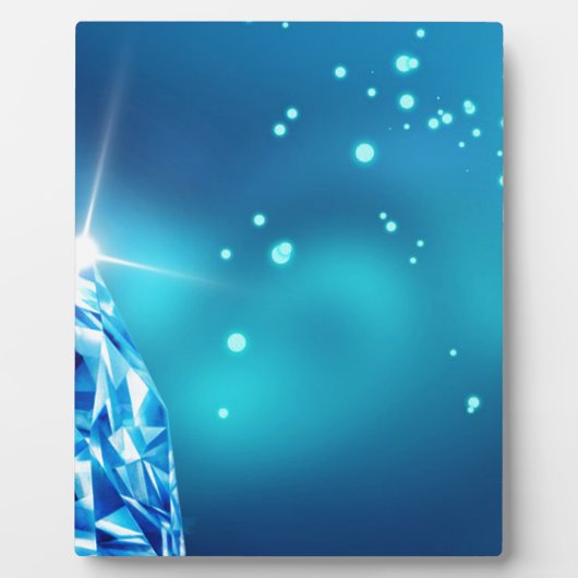 blauwe diamant fotoplaat (Voorkant)