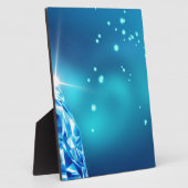 blauwe diamant fotoplaat (Zijkant)