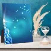 blauwe diamant fotoplaat (Zijkant)