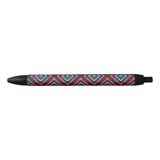 Blauwe Diamant Zwarte Inkt Pen (Voorkant)