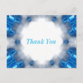 Blauwe diamanten briefkaart (Voorkant)