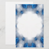 Blauwe diamanten briefpapier (Voorkant / Achterkant)