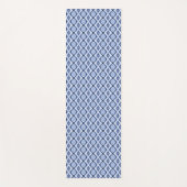 Blauwe Diamanten Harmony Patroon Yoga Mat (Voorkant)