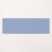 Blauwe Diamanten Harmony Patroon Yoga Mat (Voorkant (horizontaal))