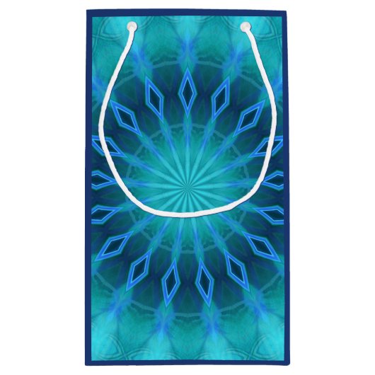 Blauwe diamanten klein cadeauzakje (Achterkant)