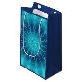 Blauwe diamanten klein cadeauzakje (Voorkant Gekanteld)