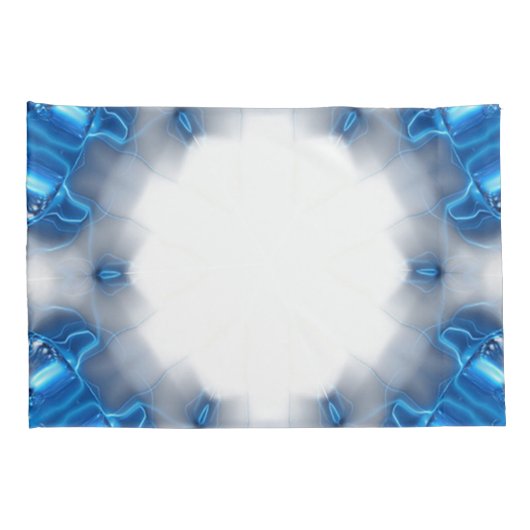Blauwe diamanten kussensloop (Achterkant-Rechts)
