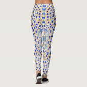 Blauwe diamanten leggings (Achterkant)