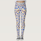 Blauwe diamanten leggings (Voorkant)