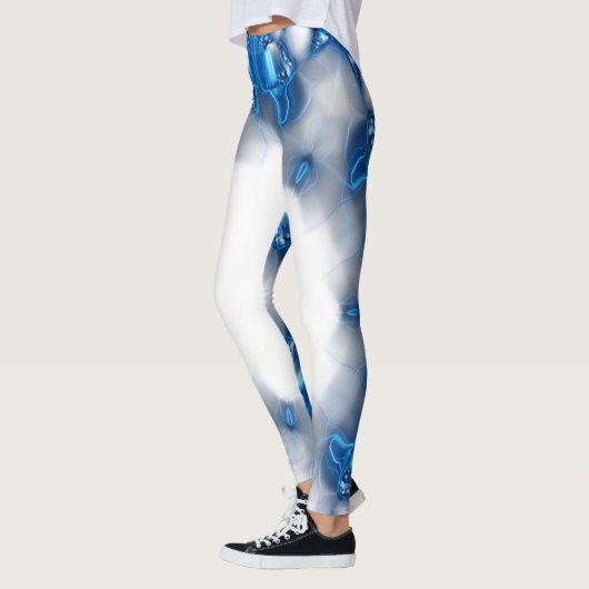 Blauwe diamanten leggings (Links)