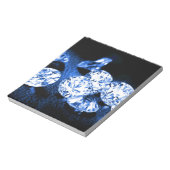 Blauwe diamanten notitieblok (Linkerzijde)