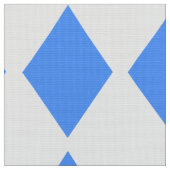 Blauwe Diamanten Ontwerp Stof (Close Up)