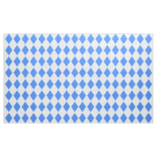 Blauwe Diamanten Ontwerp Stof (Yard (91,4 cm))