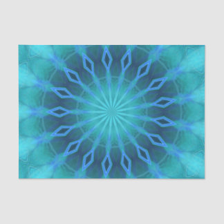 Blauwe diamanten tissuepapier