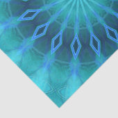 Blauwe diamanten tissuepapier (Detail)