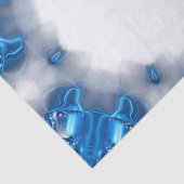 Blauwe diamanten tissuepapier (Detail)