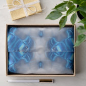 Blauwe diamanten tissuepapier (Geschenk)